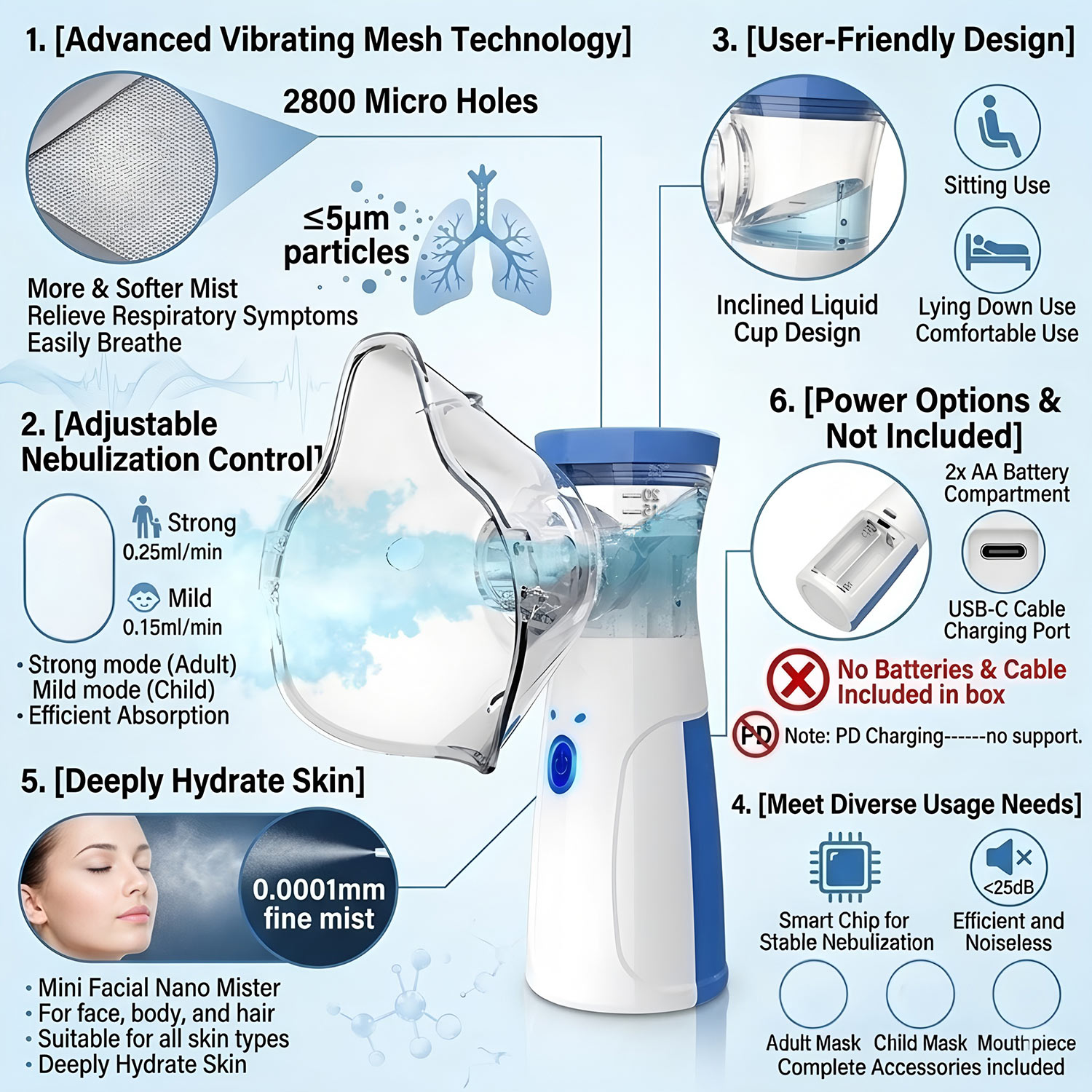 Digital Infrared LCD Forehead  - Nebulizer Machine 评论和价格