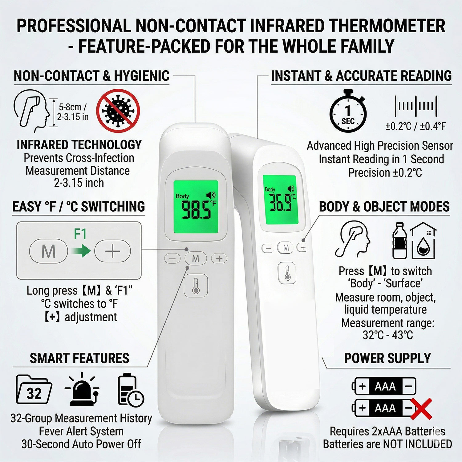 Digital Infrared LCD Forehead  - Nebulizer Machine 评论和价格
